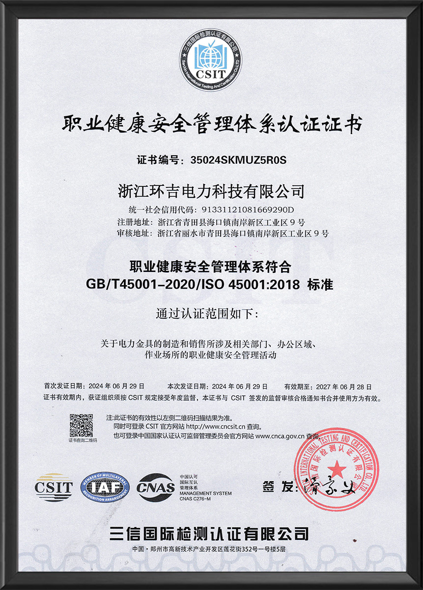 职业健康管理体系